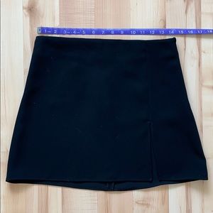 Zara black mini skirt